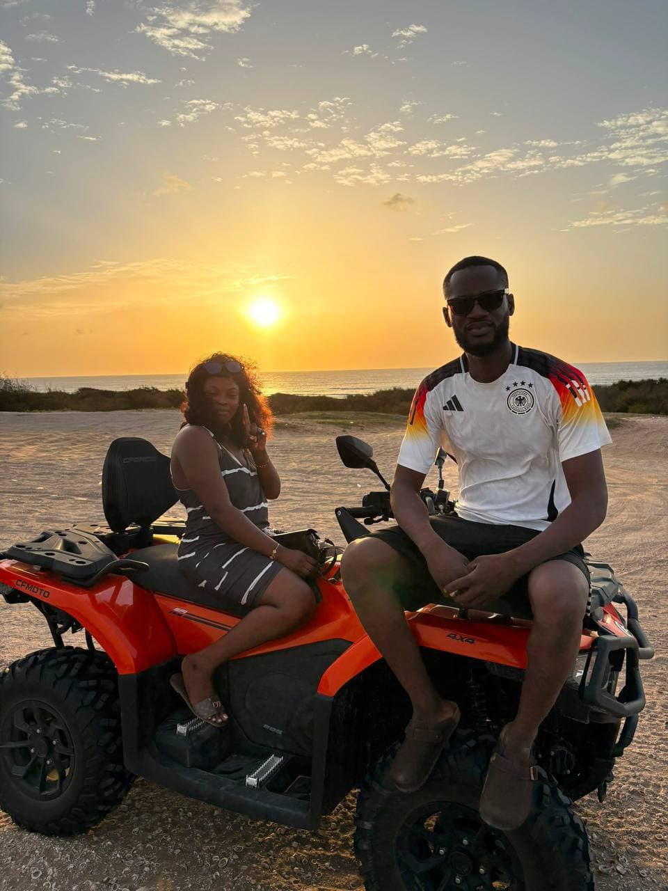 Excursion en quad au coucher du soleil